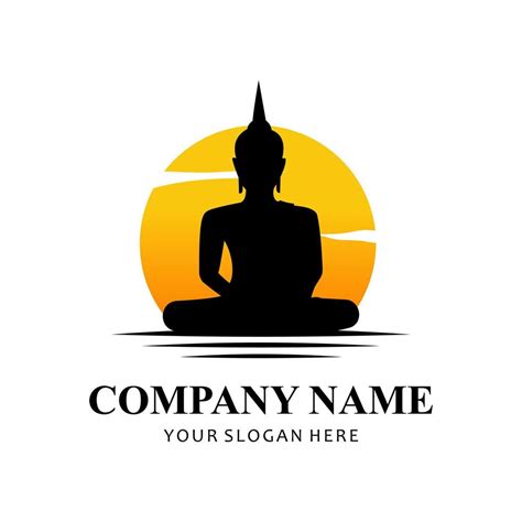 buddha vector logo 8688109 Vector Art at Vecteezy