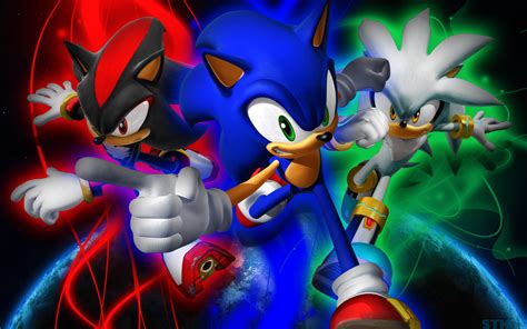 🔥 [0+] Sonic Shadow and Silver Wallpapers | WallpaperSafari