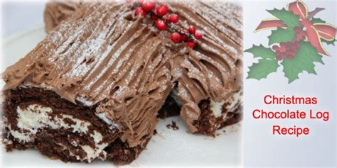 Christmas Chocolate Log Recipe | Easy and Delicious