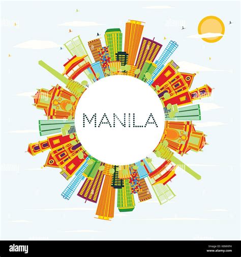 Manila symbol skyline hi-res stock photography and images - Alamy