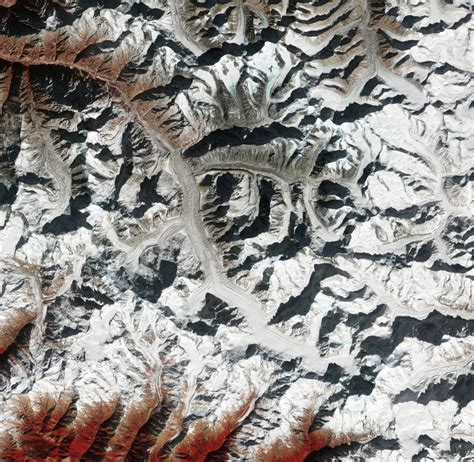 The Gangotri Glacier from space - Earth.com