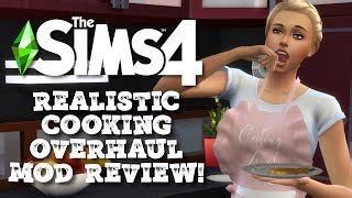 Sims 4 Custom Content Showcase: Realistic Cooking Over... | Doovi