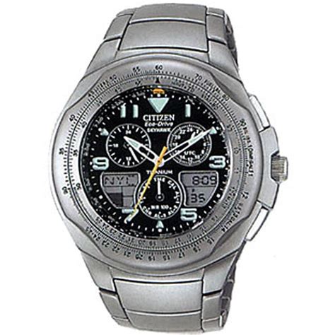 Citizen Skyhawk Mens Titanium Chronograph Watch on PopScreen