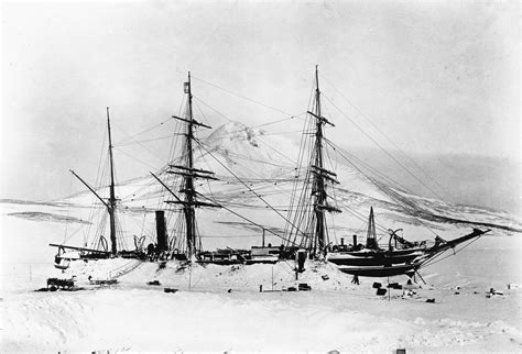 Discovery frozen into pack ice | Robert falcon scott, Antarctica, Antarctic