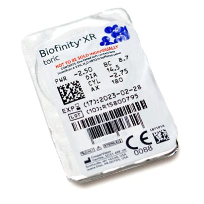 Biofinity XR Toric Contact Lenses | Vision Direct UK