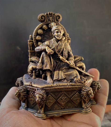 Buy Shri Chhatrapati Sambhaji Maharaj Statue - 4.5 Inches - MyMurti ...