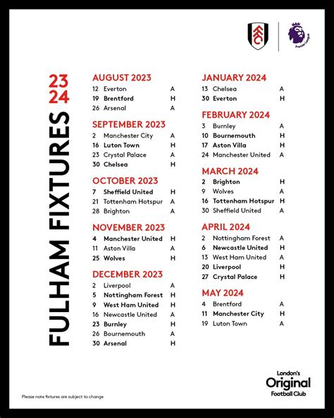 Fulham Football Club on Twitter: "Which fixture are you looking forward ...