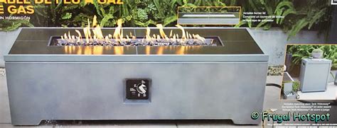 Bond Faux Concrete Gas Fire Table - Costco Sale! | Frugal Hotspot