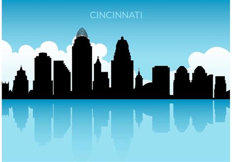 Free Cincinnati Skyline Vector 89394 Vector Art at Vecteezy