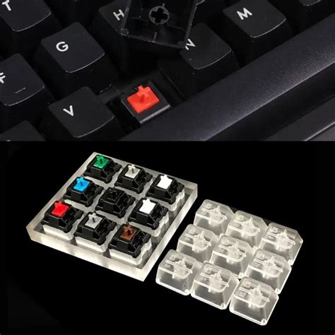 Mechanical Keyboard Switches 9 Cherry MX Keyboard Tester Kit Keycaps Testing Tool-in Keyboards ...