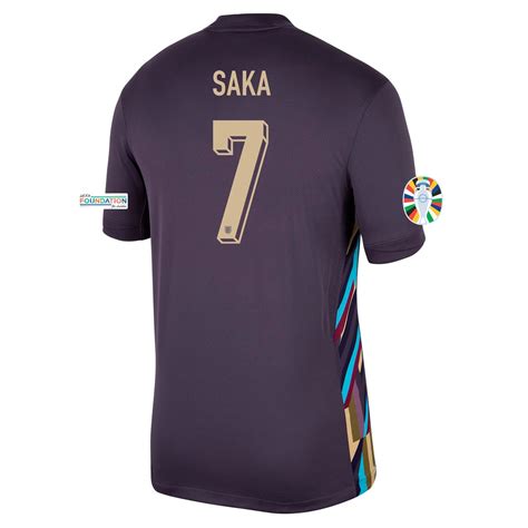 Bukayo Saka - England 24/25 Away Jersey - SideJersey