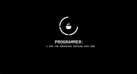 Programmer Technology Computer Coffee Wallpaper Computer Screen Wallpaper, Code Wallpaper ...