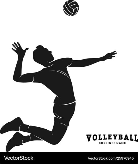 Volleyball Player Silhouette Portable Network Graphic - vrogue.co