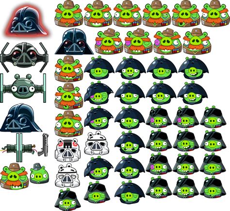 Download Angry Birds Star Wars Characters Pigs - Star Wars Angry Birds Pigs - Full Size PNG ...