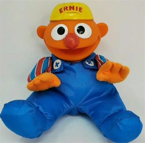 VINTAGE TUMBLING ERNIE Doll 1995 Tyco Sesame Street Soft Toy 12" Tall Plush Toy $5.86 - PicClick