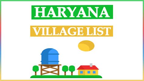 Haryana Village List PDF 2024 | District Wise Total Villages New ...