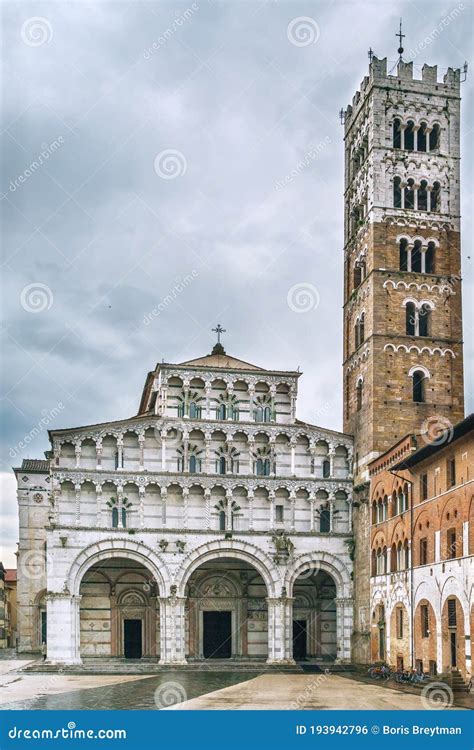 Lucca Cathedral, Italy stock photo. Image of medieval - 193942796