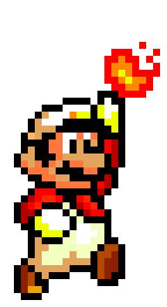 Fire Mario Pixel Art | Pixel Art Maker