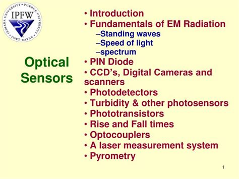 PPT - Optical Sensors PowerPoint Presentation, free download - ID:3301515