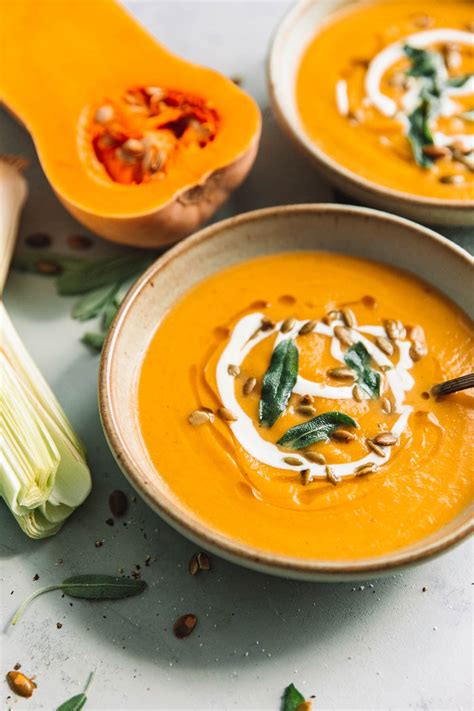 Roasted Butternut Squash Soup - A Beautiful Plate