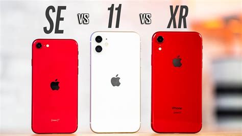 iPhone SE vs 11 vs XR - All of the Hidden Differences! - YouTube