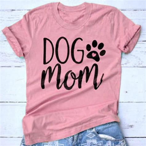 Dog Mom T-Shirt | Mom tshirts, Dog mom shirt, Mom shirts