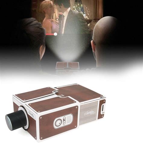 Projectors Home Cinema, TV & Video puseky DIY Mini Smartphone Projector Portable Phone Projector ...