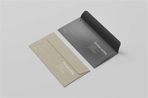 Corporate Envelope Mockup - Mockup Free