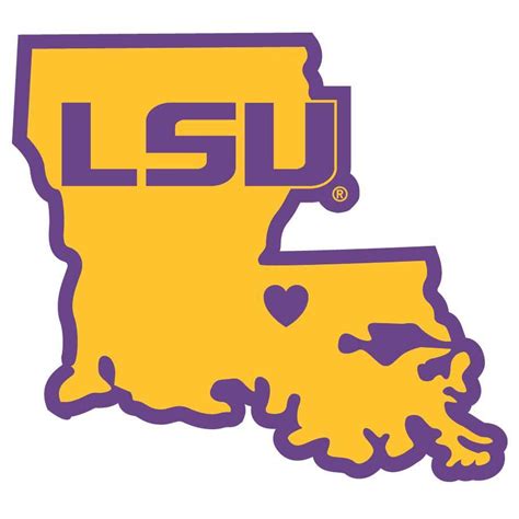 LSU Tigers Home State Decal | Lsu tigers football, Tiger football, Lsu