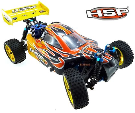 HSP 94166 Rc Car 1/10 Scale Professional Nitro Power Advanced 4wd Off Road Buggy Backwach Nitro ...