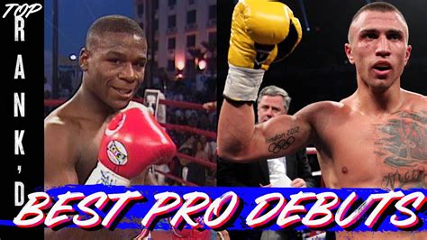 THE 10 GREATEST BOXING PRO DEBUTS OF ALL-TIME | Top Rank'd - YouTube