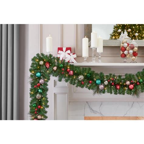 Outdoor Battery Operated Lighted Garland - Outdoor Lighting Ideas