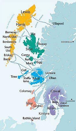 Map of Scottish Isles | Scotland, Scotland road trip, England and scotland