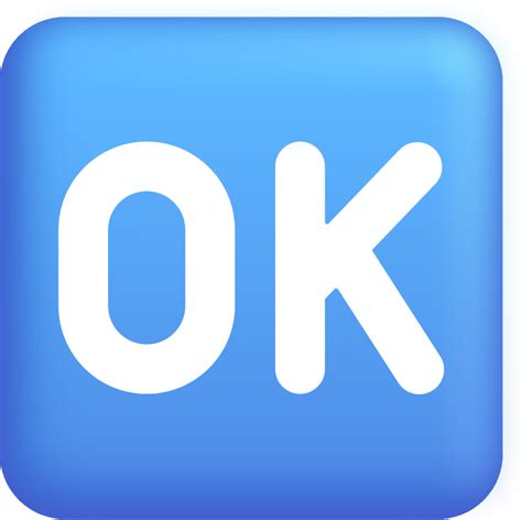 "ok button" Emoji - Download for free – Iconduck