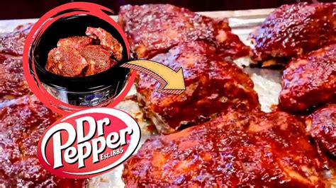 Easy Slow Cooker Dr. Pepper Ribs Recipe