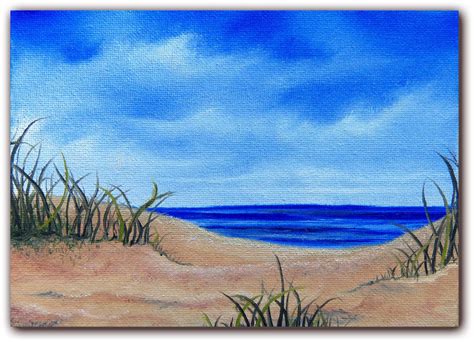 Pin by Pia Vestergaard on art that I love | Ocean painting, Watercolor paintings easy, Beach ...