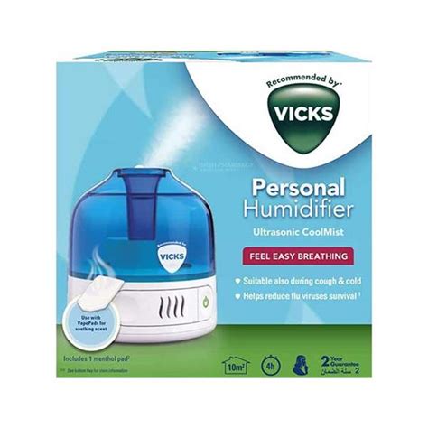 Vicks Ultrasonic Coolmist Personal Humidifier | Inish Pharmacy | Ireland