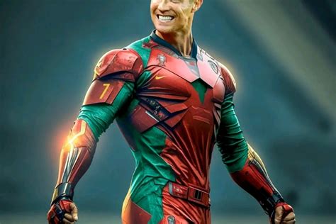 icy-elk114: Cristiano Ronaldo as a superhero