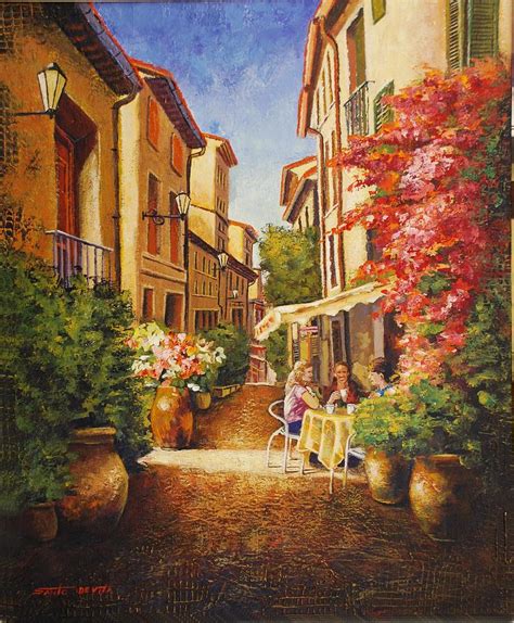 A Perfect Afternoon In Provence Painting by Santo De Vita - Fine Art ...