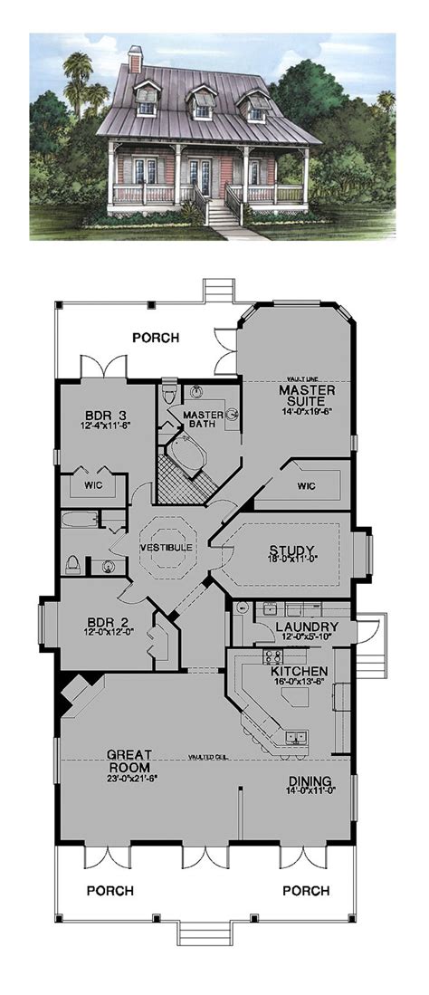 16 best Florida Cracker House Plans images on Pinterest | Cool house ...