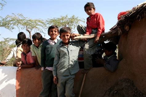 Young Boys in Indian Village Editorial Photography - Image of rural, village: 18384777