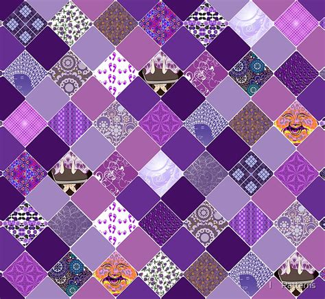 "Purple Communal Quilt for I ♥ Patterns" by I ♥ Patterns | Redbubble