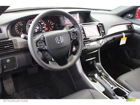 Black Interior 2017 Honda Accord EX-L V6 Coupe Photo #117296784 ...