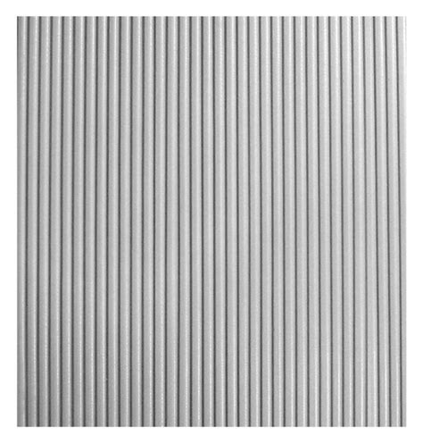 a white wall with vertical lines painted on the side and bottom part in grey tones