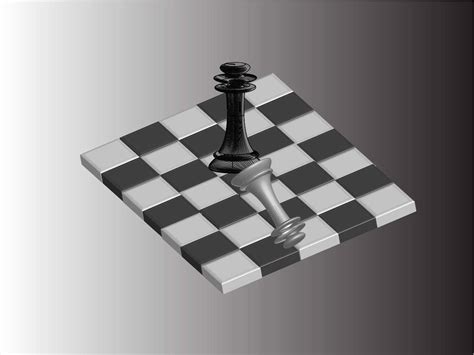 3D chess board with chess pieces by Hareem Sulaiman on Dribbble