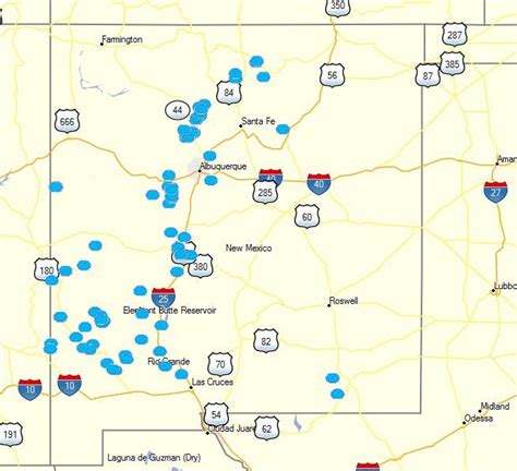 New Mexico Hot Springs Map – Verjaardag Vrouw 2020