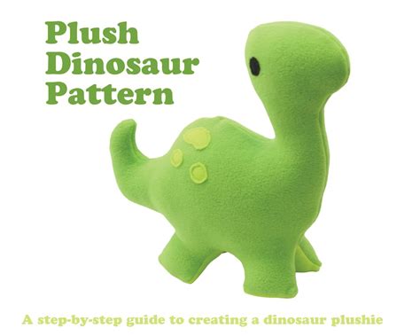 Dinosaur Plush Sewing Pattern Digital Download - Etsy