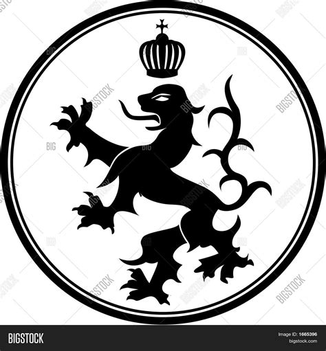 Lion_Crest.Eps Vector & Photo (Free Trial) | Bigstock