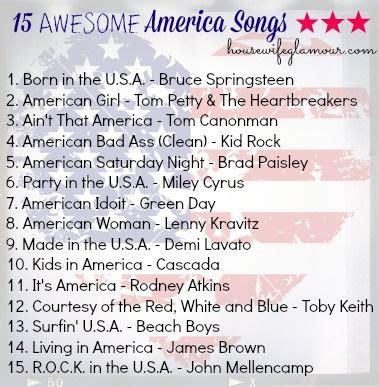 15 Awesome America Songs | Thème usa, Musique