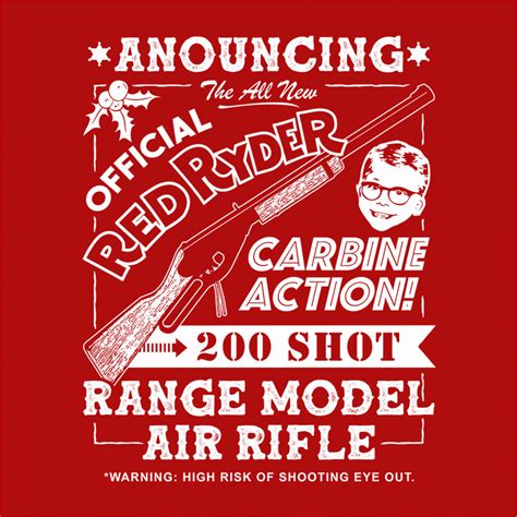 Red Ryder BB Gun T-Shirt - FiveFingerTees